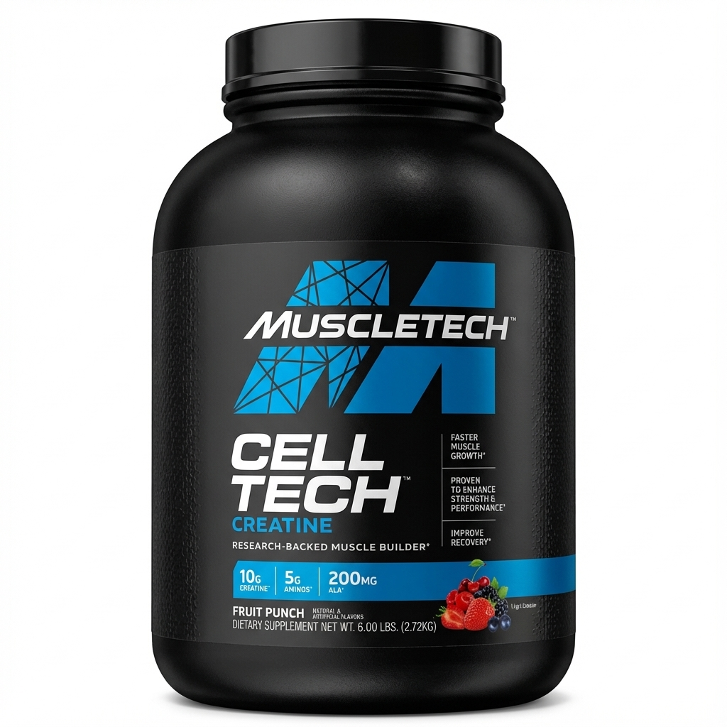 Cell‑Tech Creatine MuscleTech – کراتین ترکیبی سل‌تک ماسل‌تک
